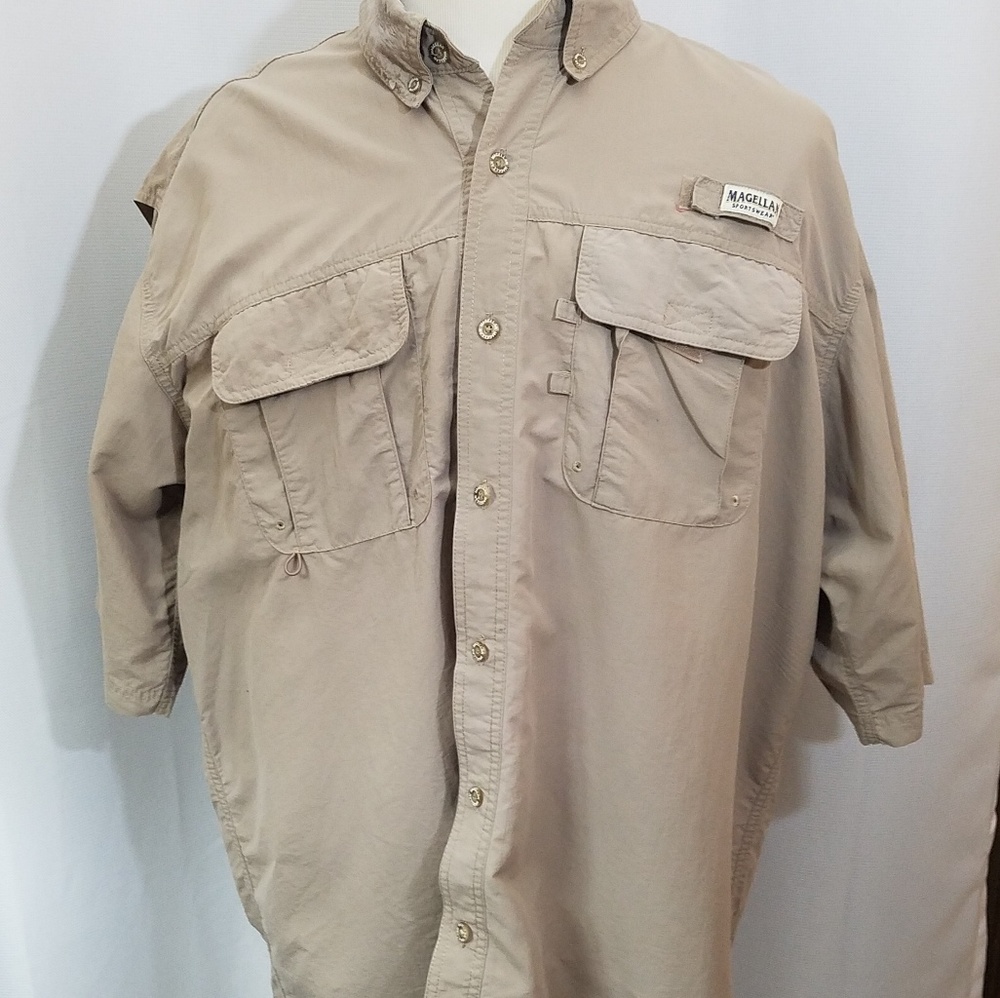 Men's Magellan Sportswear Vented Fishing Shirt